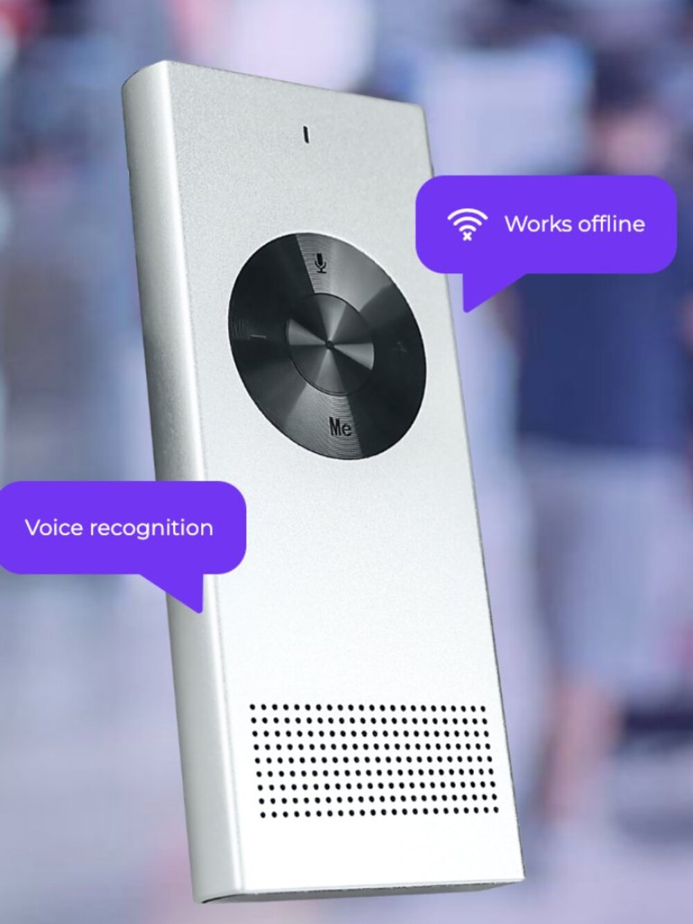 Enence Pro Language Translator Device Instant 2-Way Translation 60+ Languages